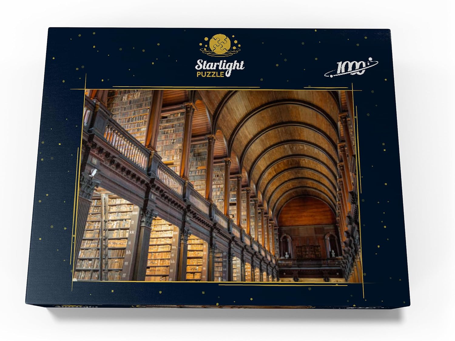 MyPuzzle Books in The Long Room Library, Trinity College Dublin Ireland - Premium 1000 Piece Jigsaw Puzzle for Adults
