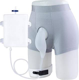 External Catheter for Men with Detachable Silicone Urine Bag (1000mL)