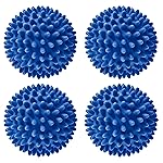 Handy Laundry Laundry Dryer Balls, Clothes Come Out Soft, Fluffy, Fewer Wrinkles & Less Static Cling, A Natural Alternative to Fabric Softener, Reduce Drying Time and Save on Energy, (Set of 4)