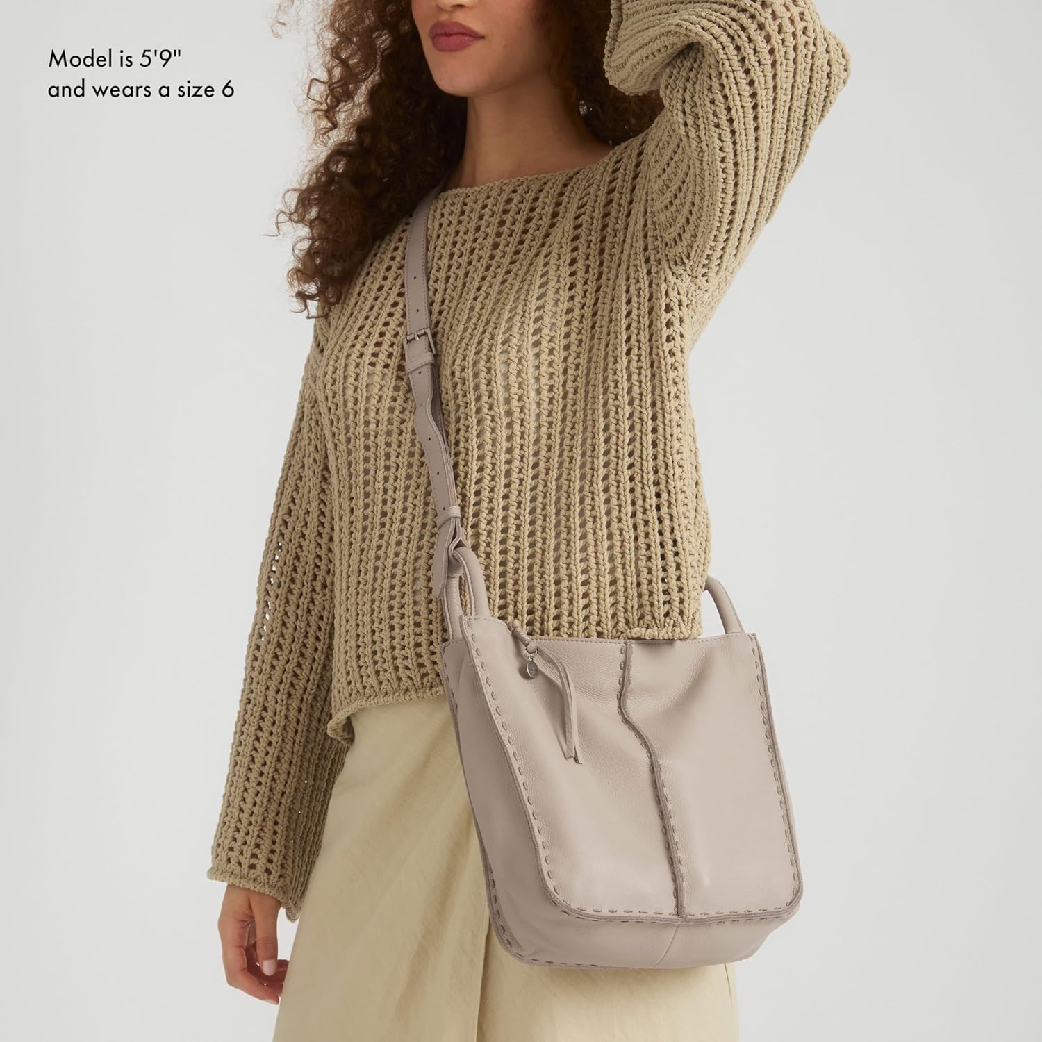 The Sak Los Feliz Crossbody Purse - Women's Leather Handbag For Everyday & Travel - Cross Body With Adjustable Shoulder Strap - Image 2