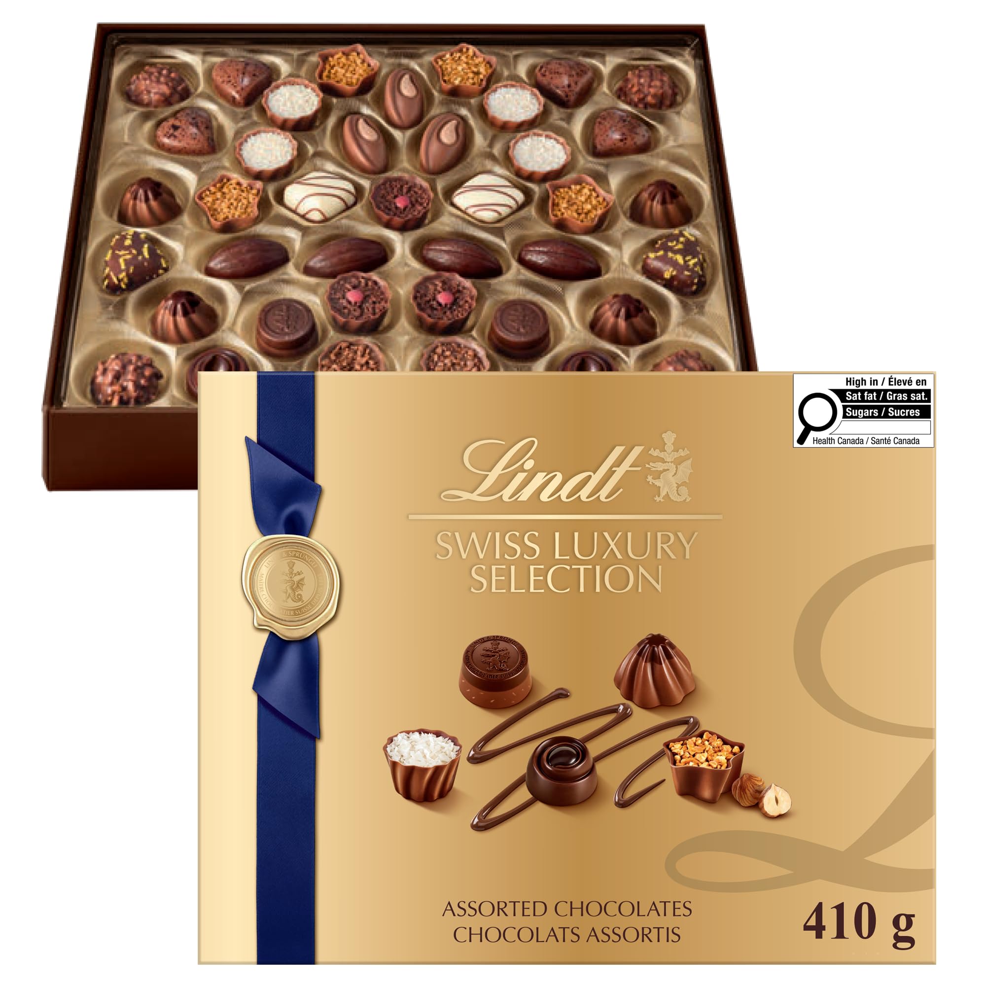 Lindt SWISS LUXURY SELECTION Assorted Chocolate Pralines Gift Box