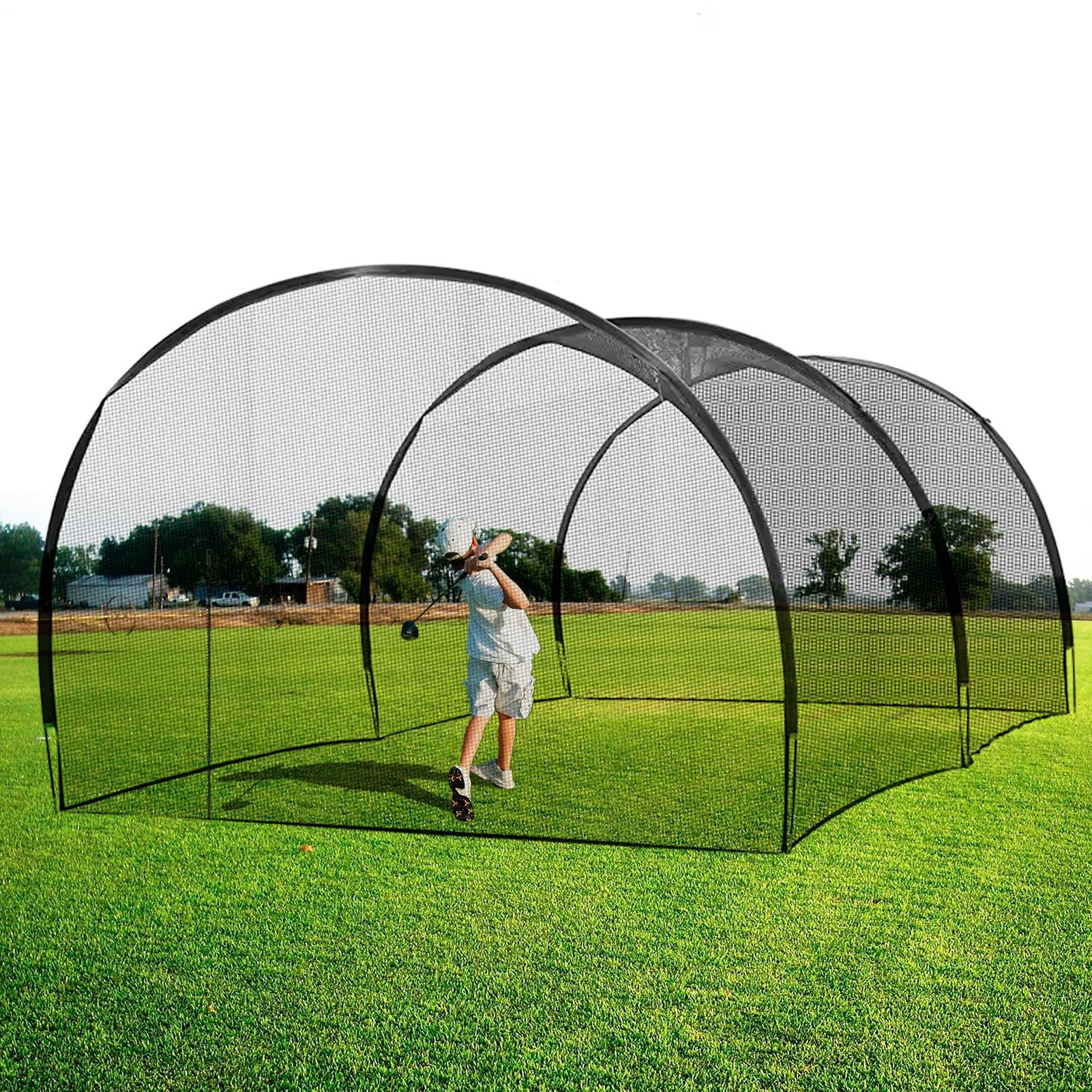 Practice Hitting Net Sports Practice Barrier Net Heavy Duty Ball Netting for Baseball Hockey Soccer More 10x15FT