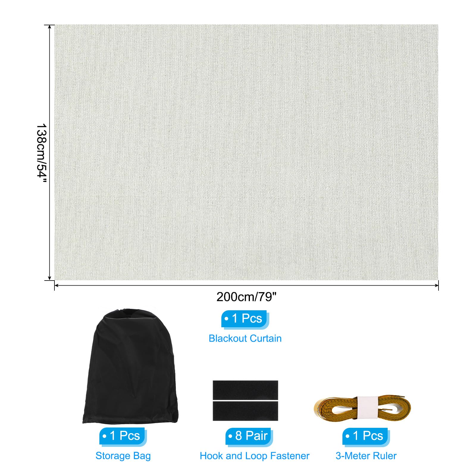 PATIKIL Portable Blackout Curtains - Image 2