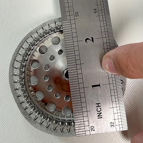 Miniatura 3 de Piezas de filtro de 2.6 pulgadas para prensa francesa de 11.8 fl oz, juego de 3 piezas de acero inoxidable que contiene disco en espiral, pantalla