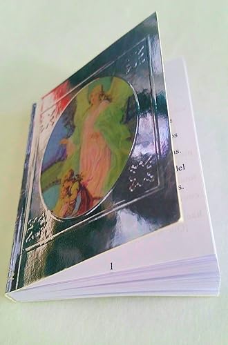 Miniatura 3 de Rosa para niña. Bautismo favores 12piezasLibros de oración.Español- (12) cinta de organza del favor de Bolsas. (12) Mini rosarios. Libro en