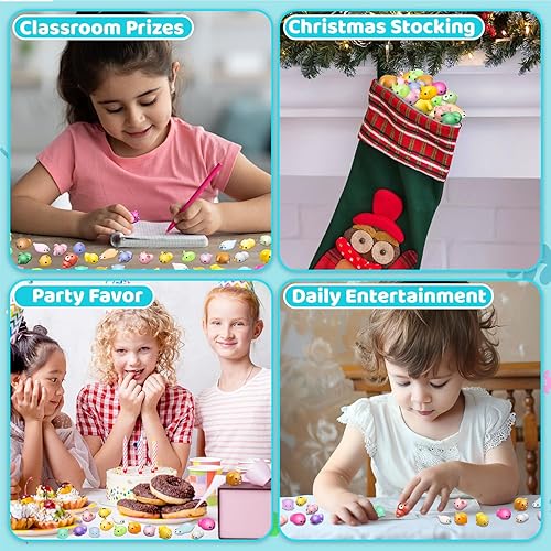 Miniatura 10 de 110 juguetes esponjosos Mochi, mini Kawaii Squishies a granel, juguetes sensoriales para ansiedad, bolsa de golosinas, recuerdos de fiesta para