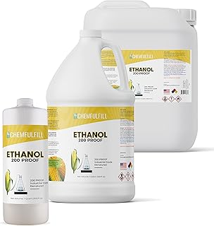 Chemfulfill 200 Proof Ethanol â€“ Ethanol (100% EtOH Denatured) (Gallon (128 fl oz))