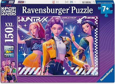 Ravensburger - Puzzle Enfant - 150 pièces XXL - La tournée Mondiale/Kpop Demon Hunters - Fille ou garçon dès 7 Ans - Puzzle de qualité supérieure - 12003382