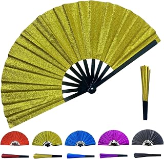 Clacking Fans For Line Dancing,13 Inches Fans For Line Dancing, Outdoor Portable, Suitable Performance, Wedding, Party, Decoration