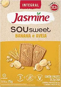 Jasmine Sou Sweet Banana e Aveia com Açúcar Mascavo Integral 75g