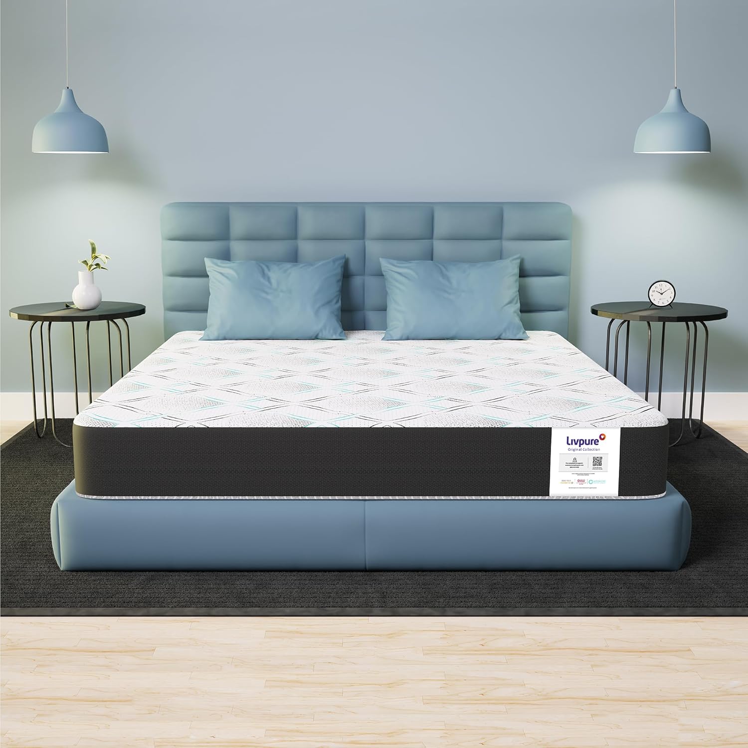 Livpure Smart Ortho Plus Memory Foam Mattress 5D Sleep Zones Contour