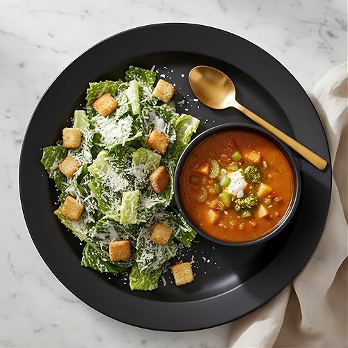 Miniatura 4 de TP Juego de 6 cuencos de 10 onzas, cuencos de melamina de 4.5 pulgadas para aperitivos, aperitivos, helados, salsas, guarniciones, irrompibles y