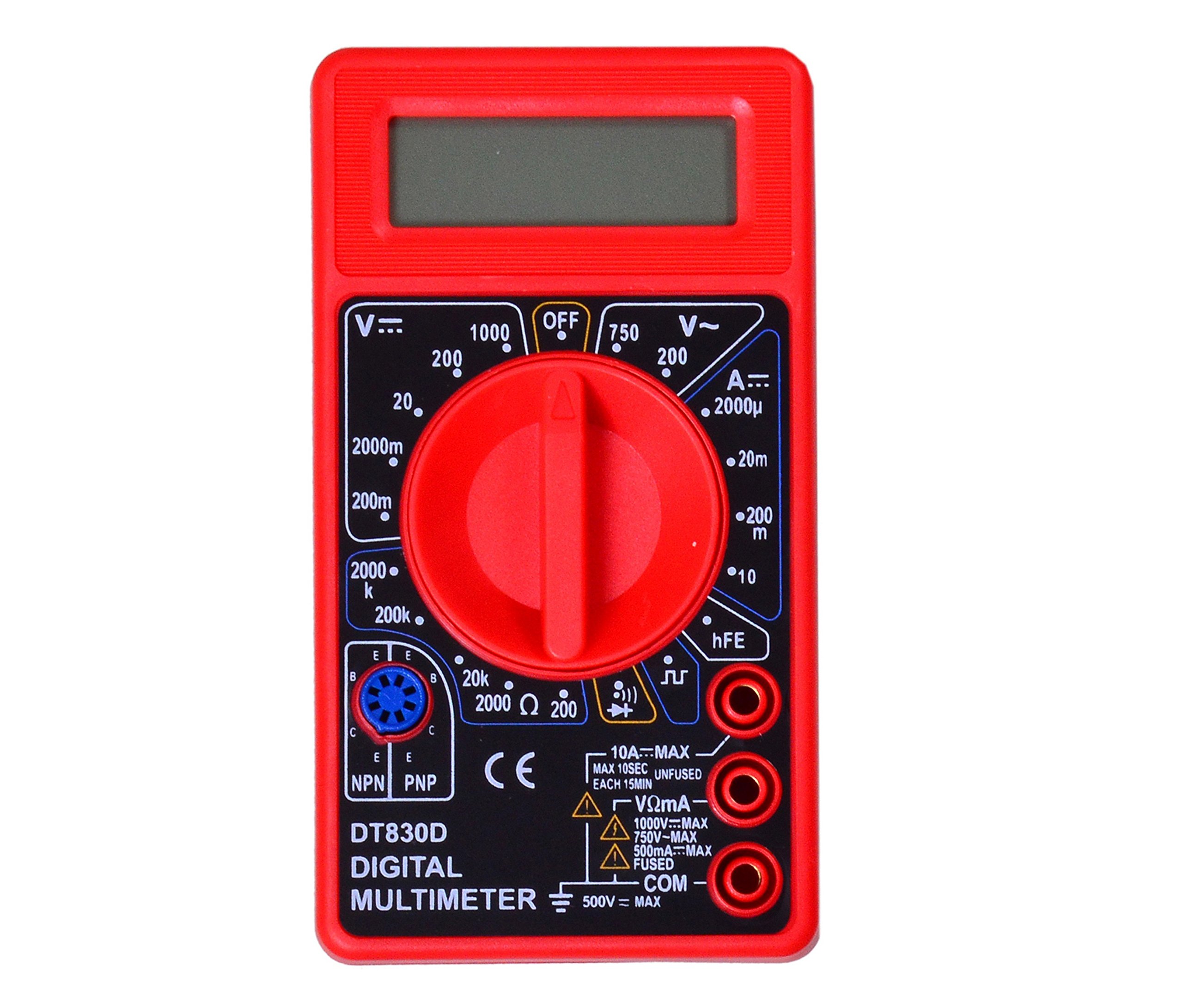 Visko Plastic DT830D Digital Multimeter (black)