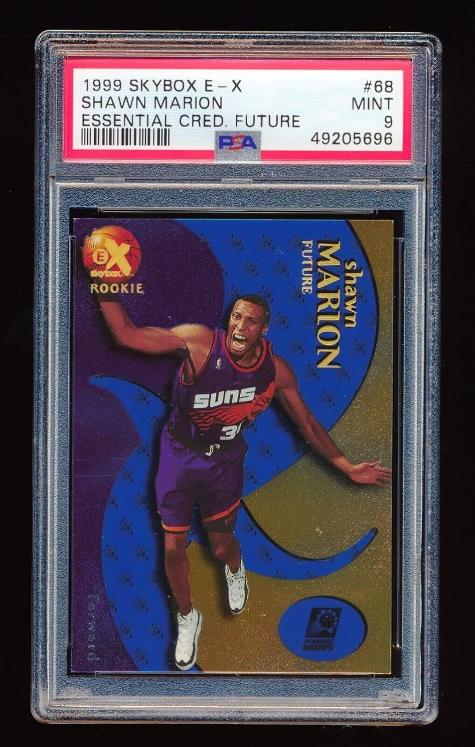 PSA 9 SHAWN MARION 1999 SKYBOX EX 68 ESSENTIAL