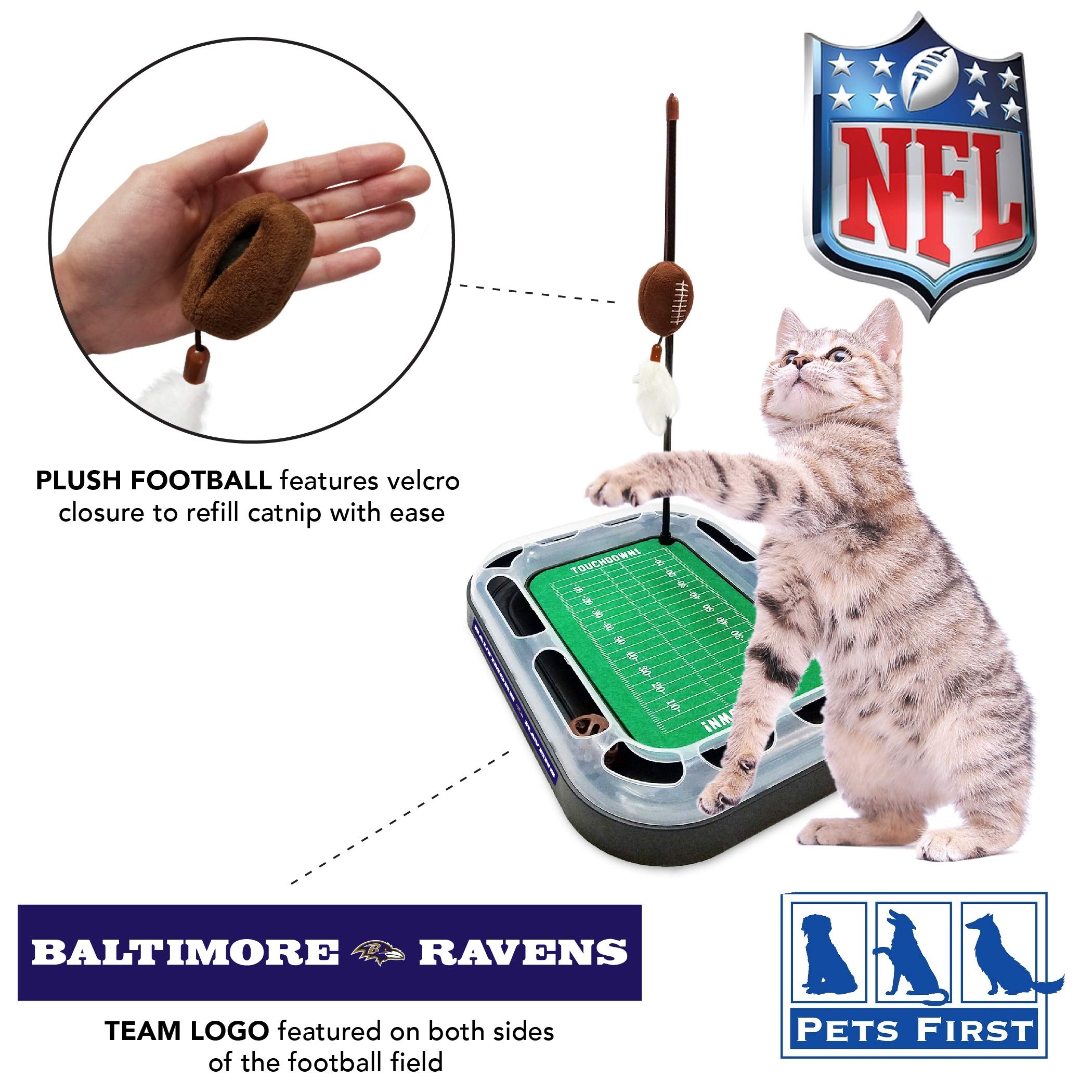 Amazon.com : Pets First NFL BALTIMORE RAVENS FOOTBALL FIELD CAT
