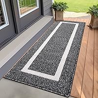 Vista 34 de OLANLY Alfombra para Puerta Interior, 30 x 17 pulgadas, Alfombra de Entrada Antideslizante Absorbente Resistente a la Suciedad, Alfombras de Entrada