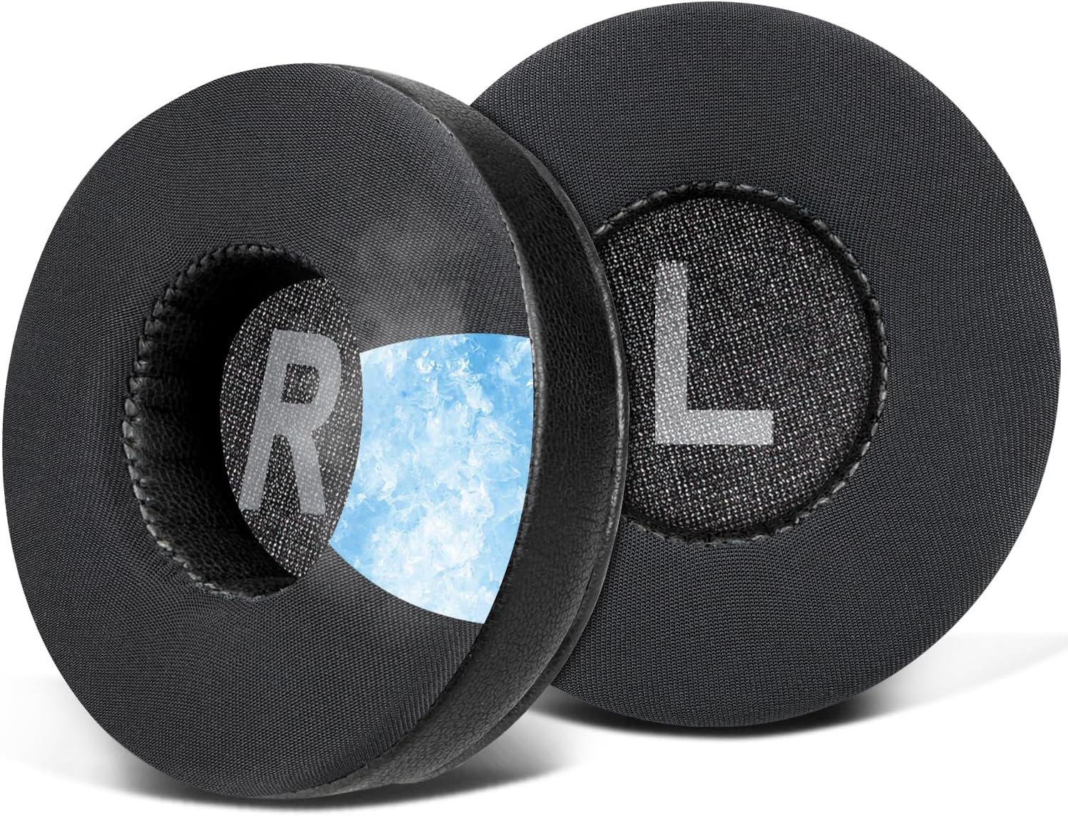 SOULWIT Cooling Gel Earpads Replacement for Logitech H390/H391/H600/H609/H760 Headphones, Ear Pads Cushions with Noise Isolation Foam, Added Thickness - Black