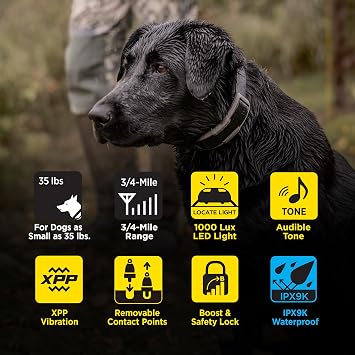 Dogtra 1900X & Blue X-Shield Bundle - 3/4 Mile Dog Training E-Collar