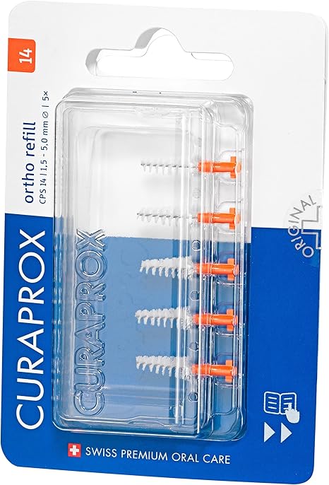 DONTODENT Interdental Brushes Orange 0.45 ISO 1 - Pack Of 6 | Effective Oral Care For Healthy - View #13