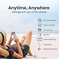 Vista 8 de Feit Electric Smart Rotating Light Bulb with Wireless Camera, Motion Sensor, Night Vision, and 2-Way Speaker, 40W Equivalent, E26 Base, 5000K