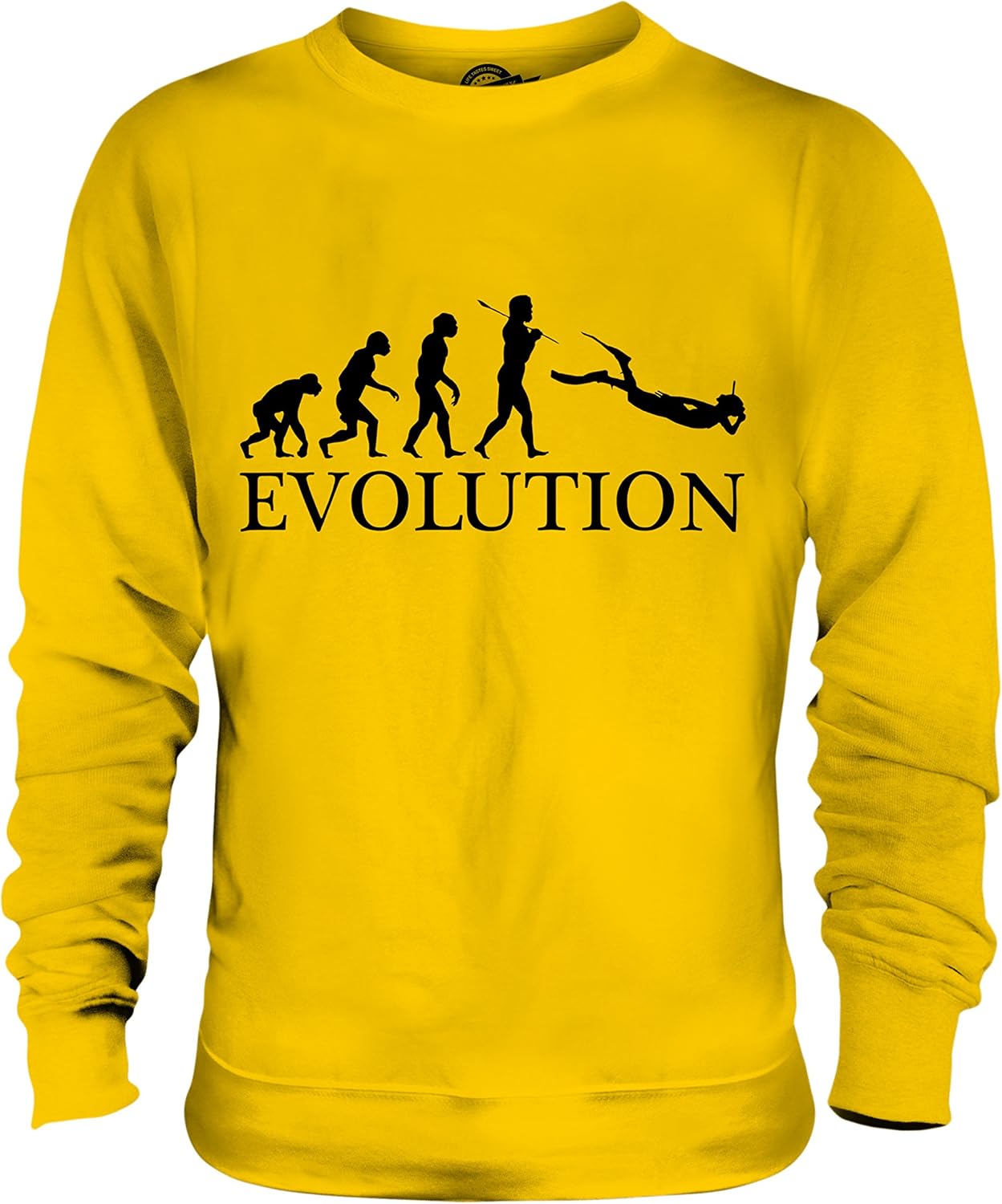 Candymix - Ice Climber Evolution of Man - Unisex Sweatshirt Heren Dames