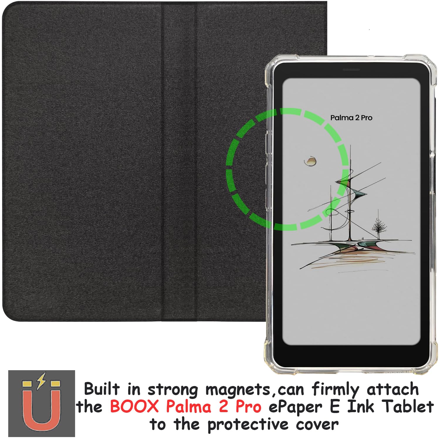 Amazon.com: GOVTVA 2in1 Magnetic Detachable Flip Case for Onyx