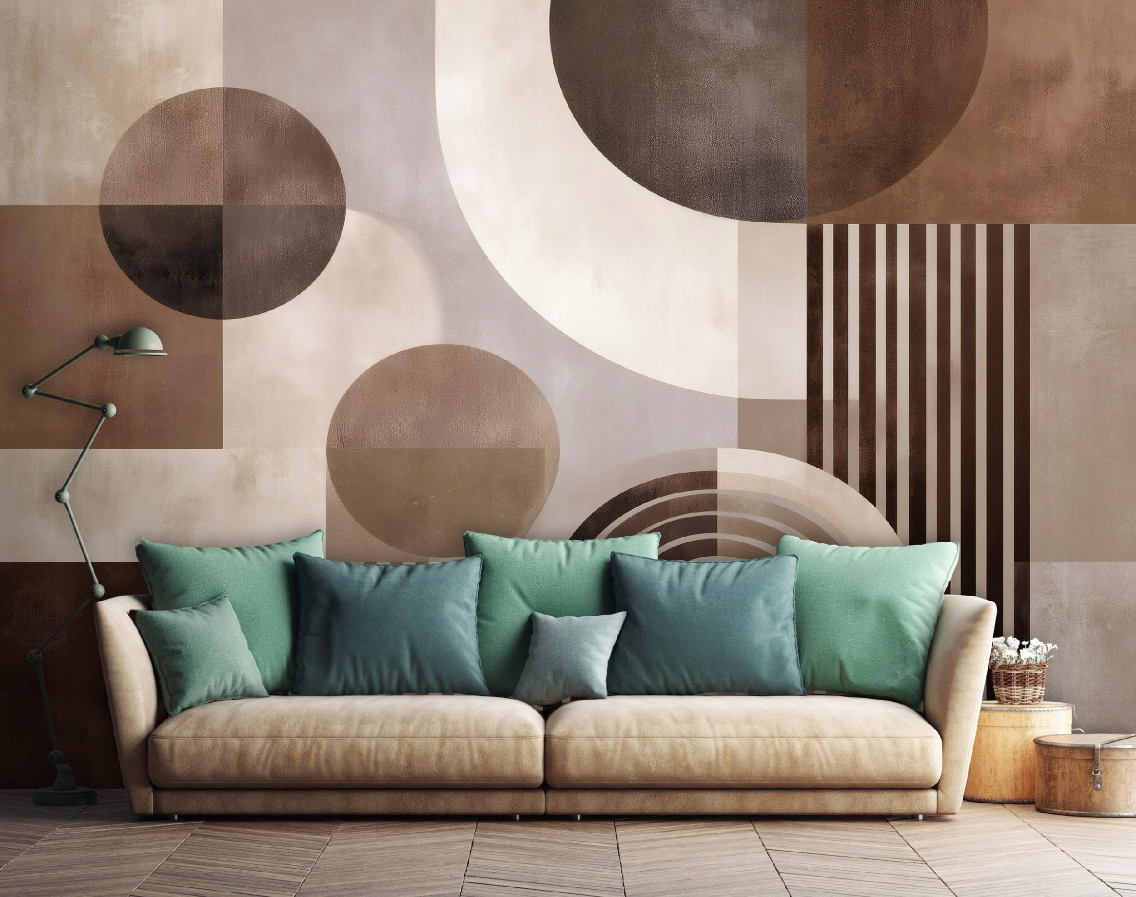 WallArena - Carta da parati fotografica - Art, 400x280 cm - Murale fotografico - Per soggiorno e camera da letto - Effetto 3D - con Colla