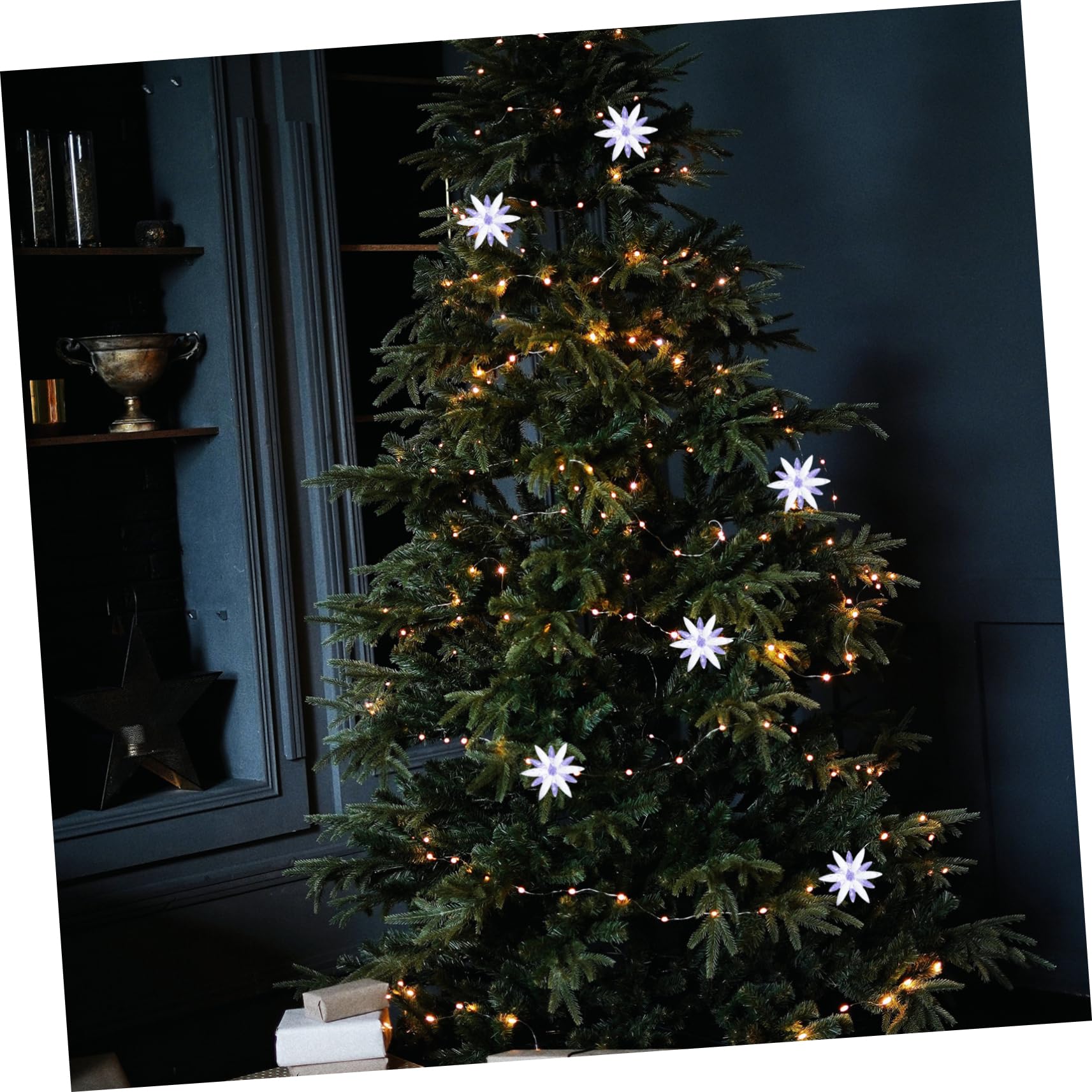 DECHOUS STK Weihnachtsbaum-Anhänger weihnachtsdeko Christbaumschmuck weihnachtadeko DIY hängende Dekore schmückt Weihnachten Dekorationen Ornament schmücken Violett