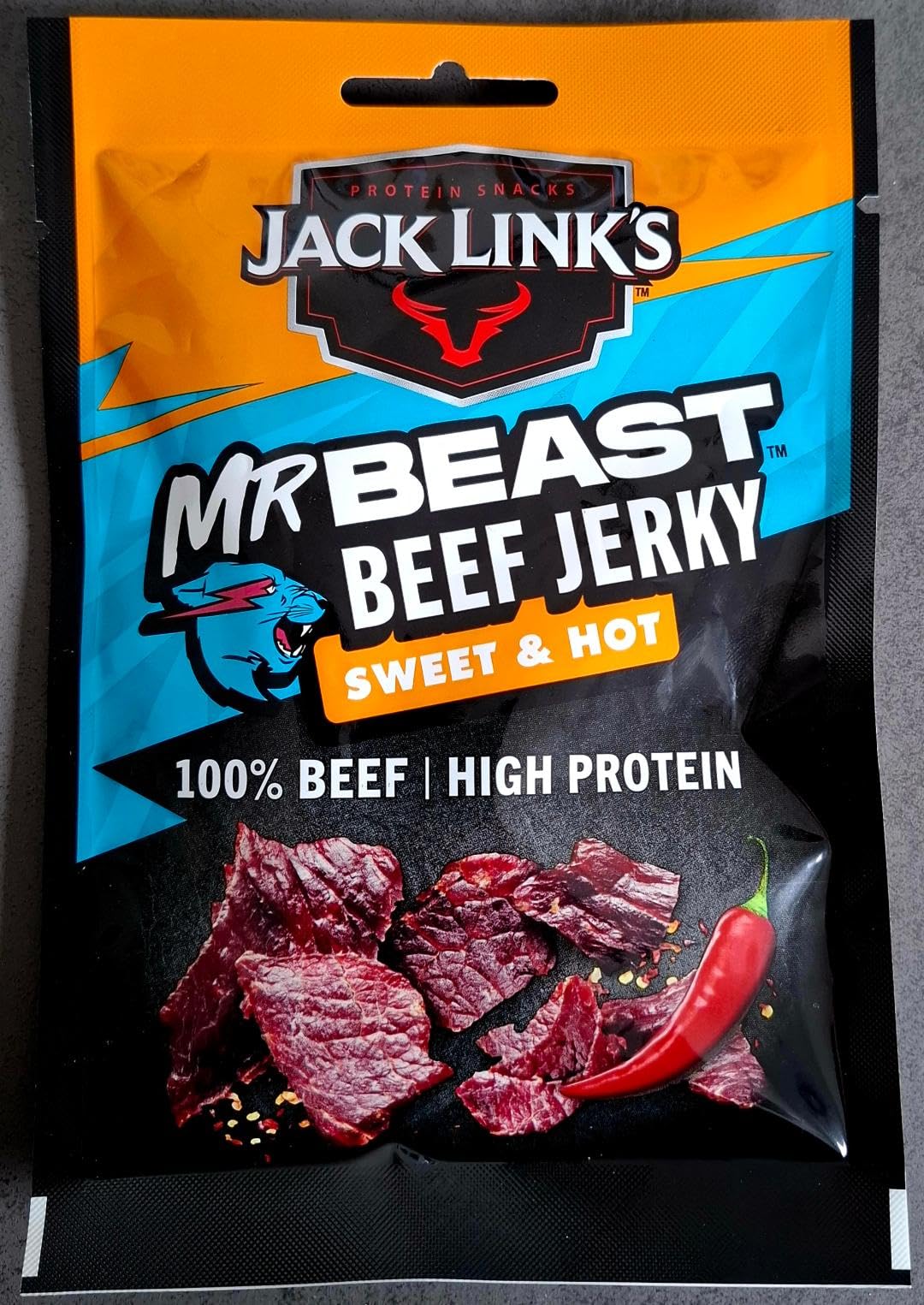 Jack Links Sweet & Hot Trockenfleisch - Jack Link´s Beef Jerky 60 g