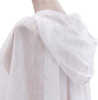 Transparenter Umhang Damen - Durchsichtiger Geister Umhang Für Halloween & Cosplay