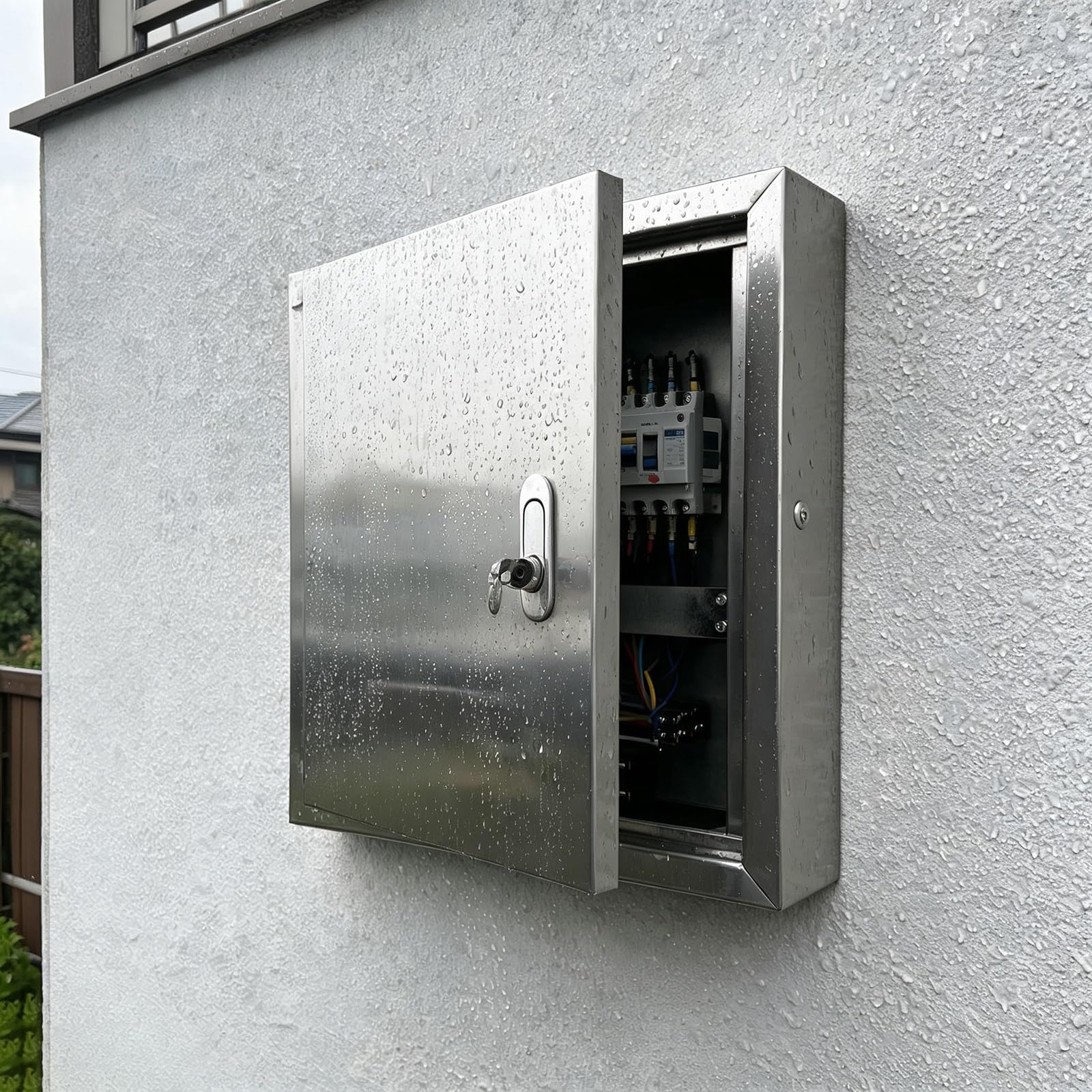 Contenitore Elettrico per Esterni in Acciaio Inox 304, 8/10/12/14/16/20" L (Dimensioni: H 24 x L 20 x P 6 in/T 0,06 in)