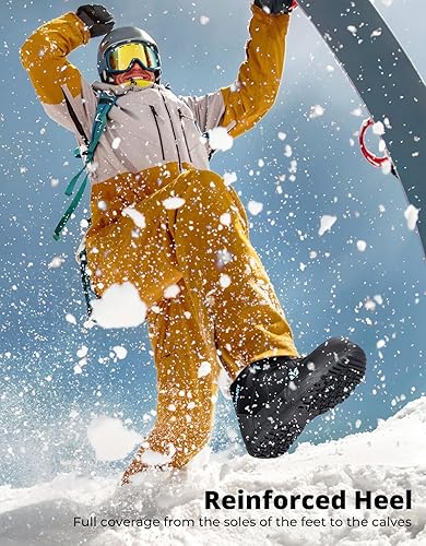 Miniatura 8 de DEERFAMY Snowboard Boots Step on for Men, BlackGray