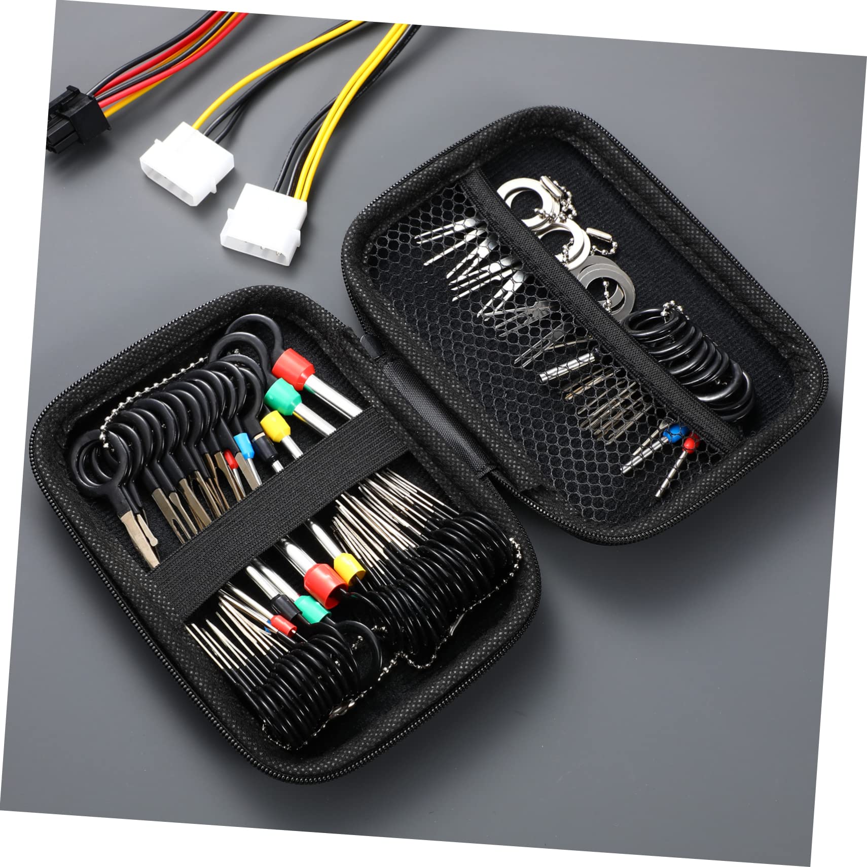 VALICLUD 76pièces Kit Outils Extraction De Bornes De Voiture Extracteur De Broches Outils Automobiles pour Systèmes Électriques Et Charnières