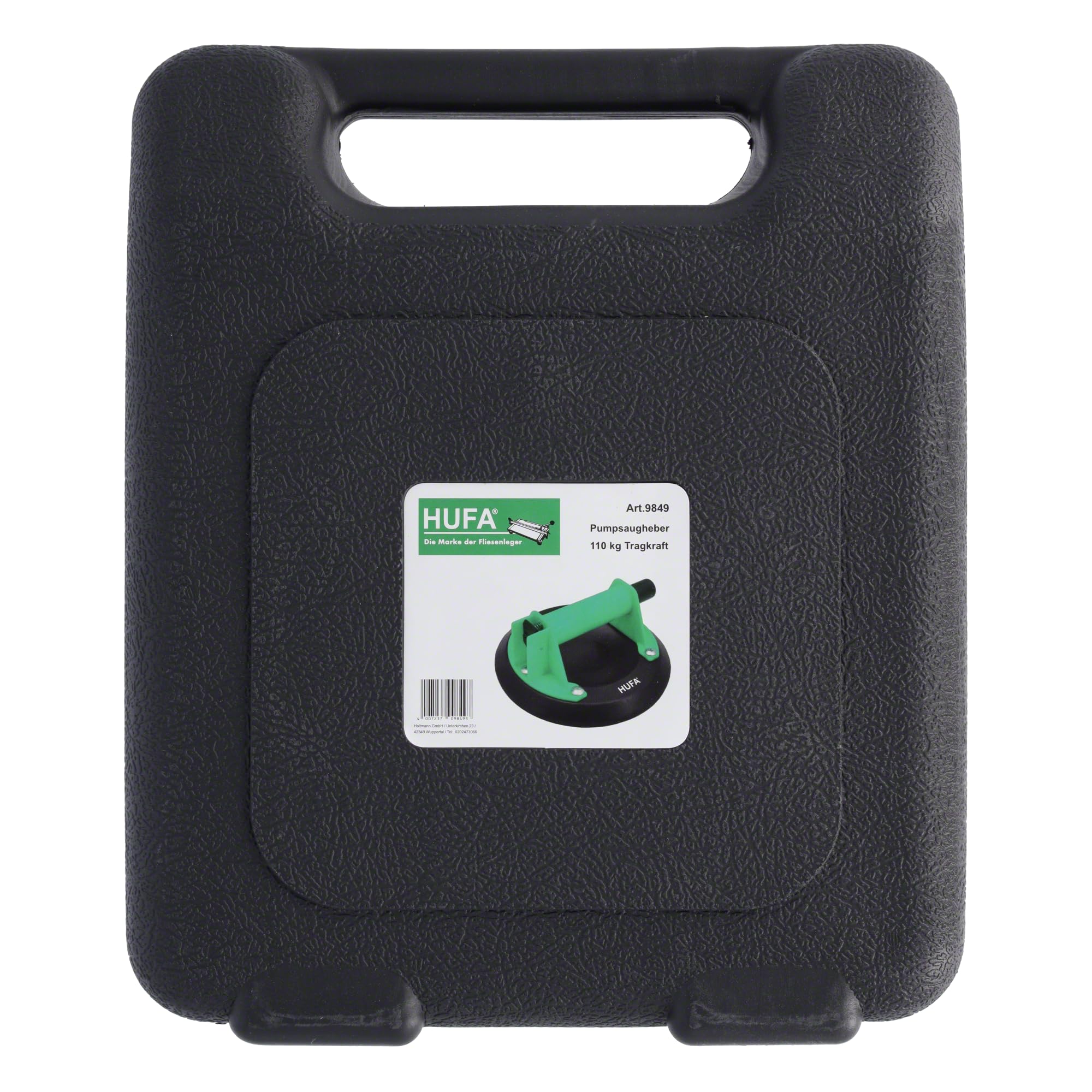 Bomba de vacío Hufa 9849, para azulejos de gran formato, vidrio y superficies estructuradas