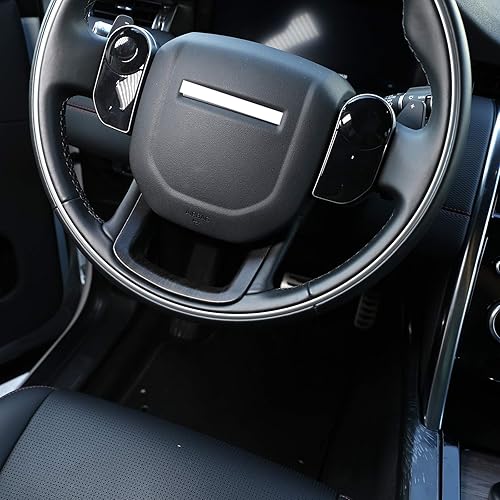 Miniatura 3 de Decoración para volante de automóvil de grano de madera de roble para Range Rover Sport 2014-2020, Velar Evoque L551 Discovery Sport 2017-2020