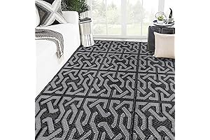 SAND MINE Reversible Outdoor Area Rug 4x6