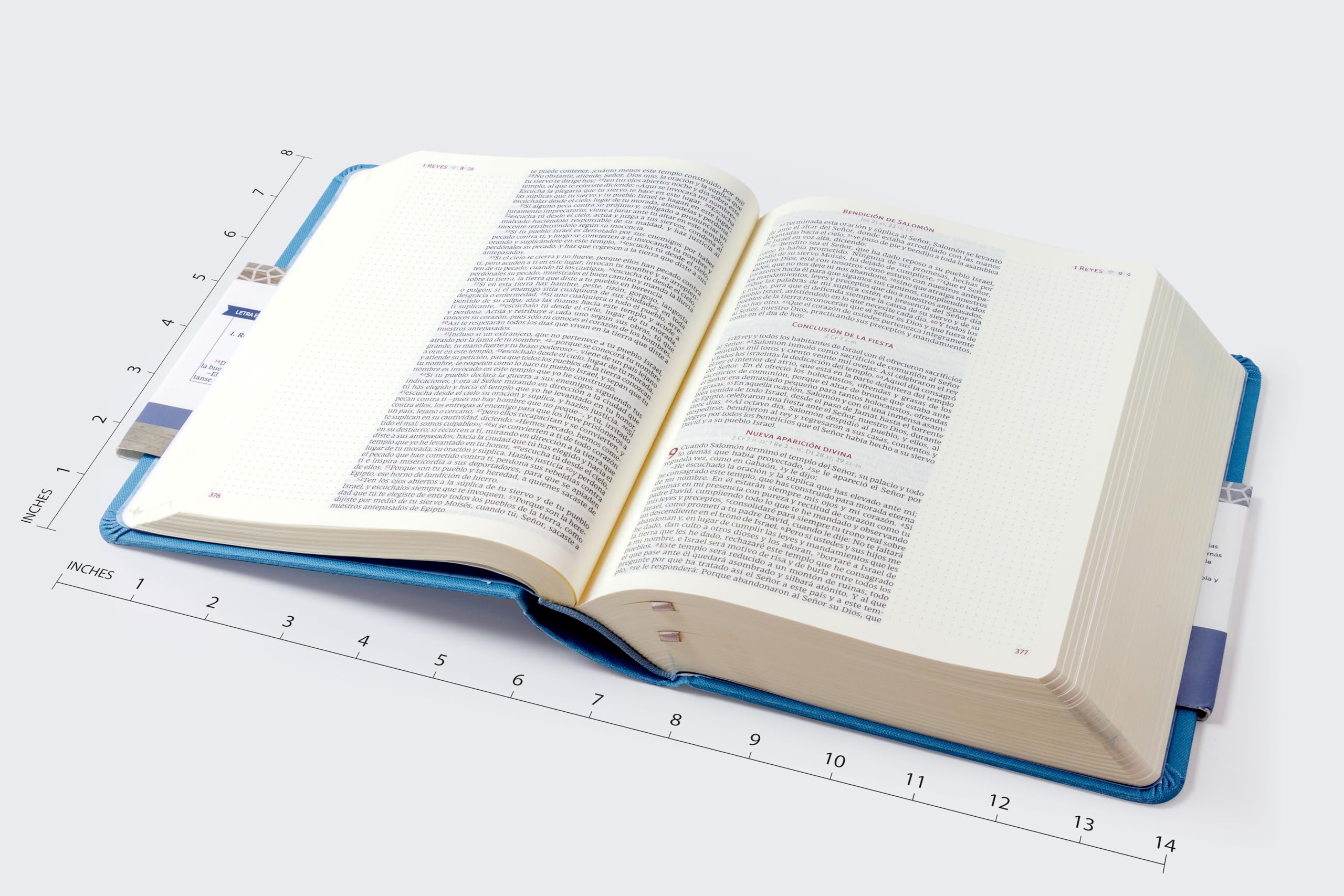 Biblia Católica de apuntes, Tapa dura/tela, Azul, Comfort Print (Spanish Edition)