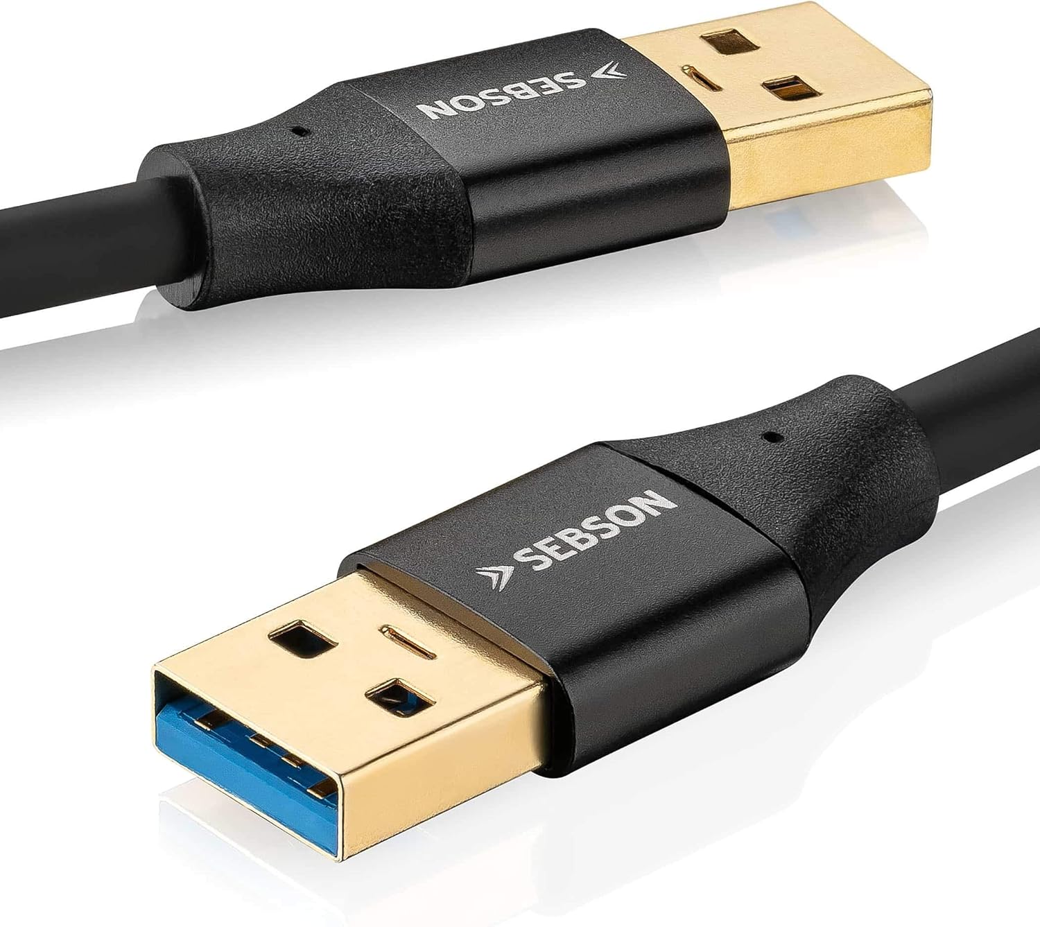 SEBSON USB Kabel 5m - Typ A auf A - USB 3.0 Datenkabel 5 Gbit/s Datenübertragung ...