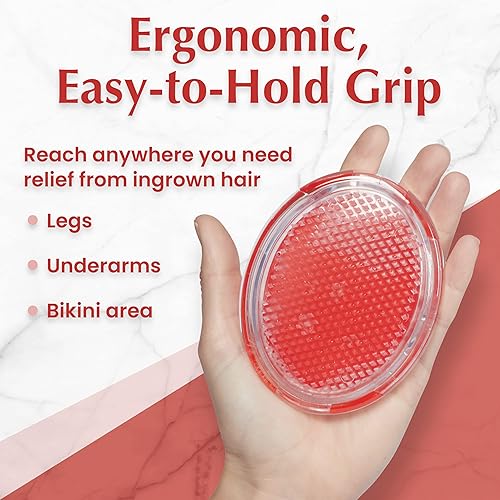 Miniatura 6 de Dylonic - Cepillo exfoliante cepillo para el cuerpo tratamiento de vello encarnado y protuberancias del afeitado elimina la irritación del afeitado