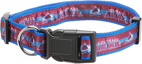 Miniatura 190 de Pets First Collar NHL para perros y gatos. Ajustable, lindo y elegante. ¡El mejor collar para fanáticos del hockey! Anaheim Ducks