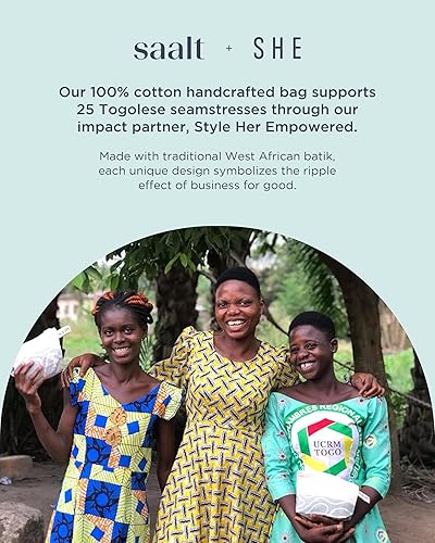 Miniatura 6 de Saalt Kit menstrual de viaje, fácil limpieza para baños públicos, escuela o viajes para copa menstrual o disco menstrual, bolsa de viaje