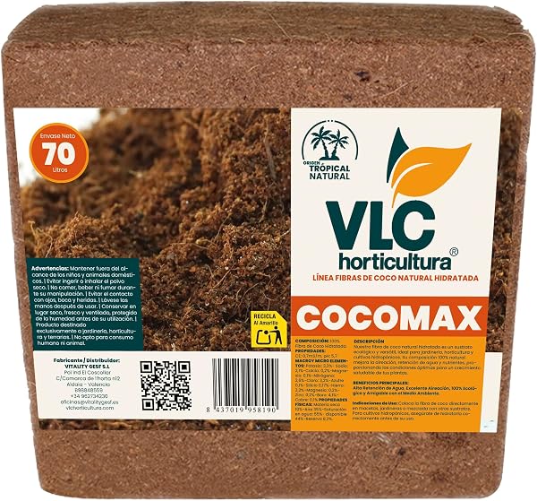 Coconut Fibre Block 5kg VLC Horticulture