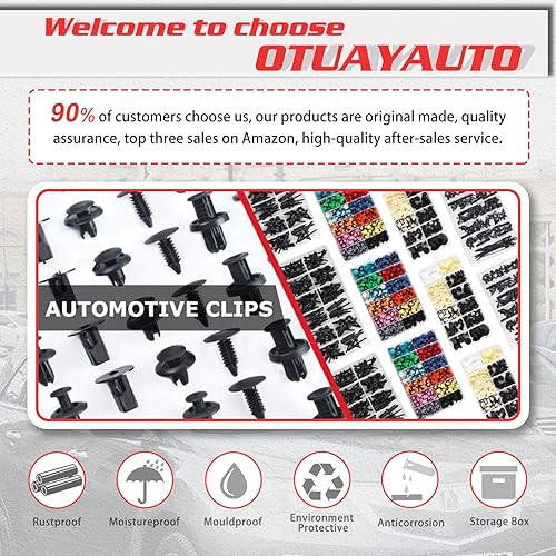 Miniatura 5 de OTUAYAUTO 6505539-AA Clips para panel de puerta, repuesto para Jeep Grand Cherokee 1999-2003 - 30 unidades