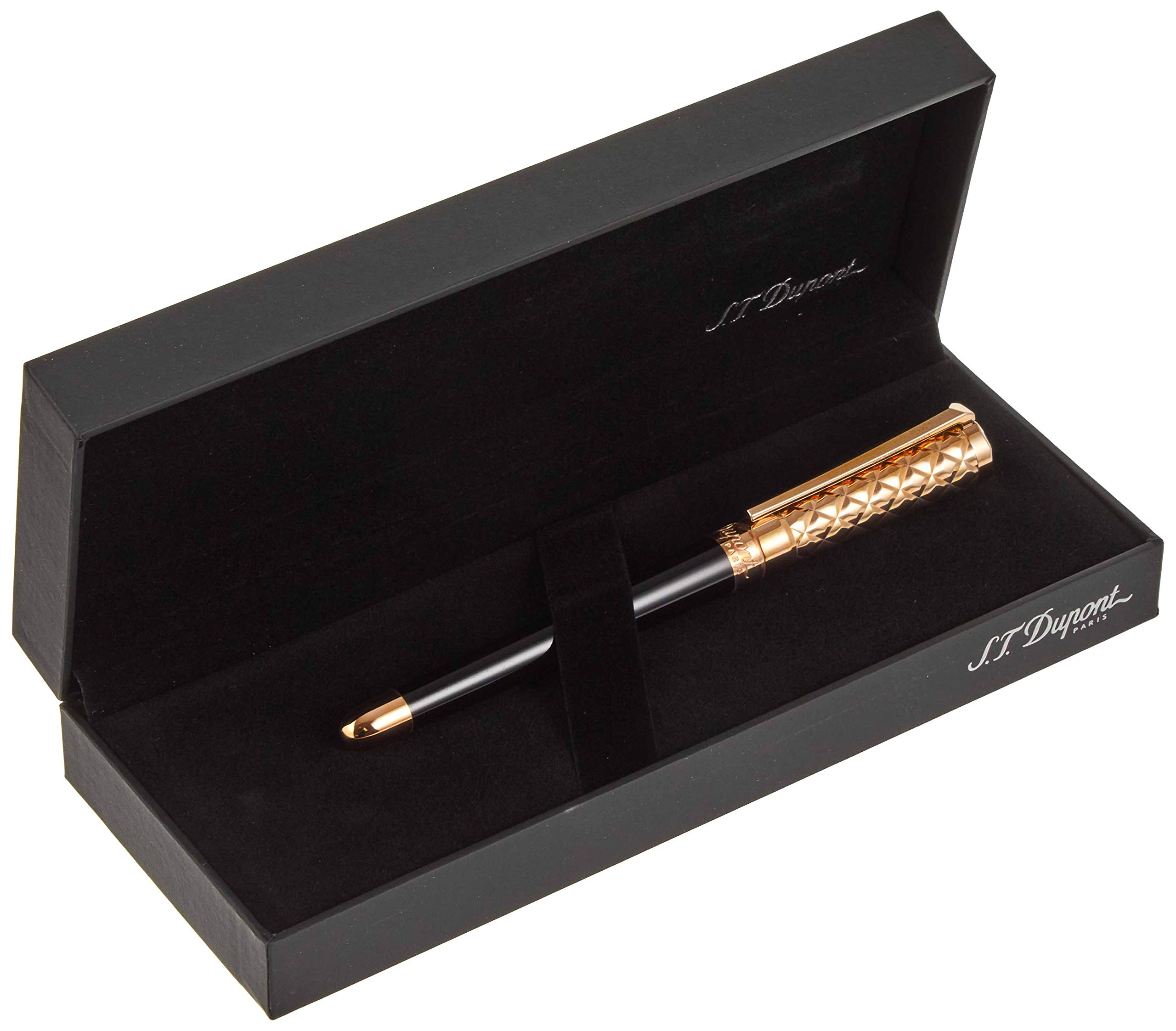 S.T. Dupont Penna Roller Wi Libertè 462601 Da Collezione Unisex Oro Rosa Nero