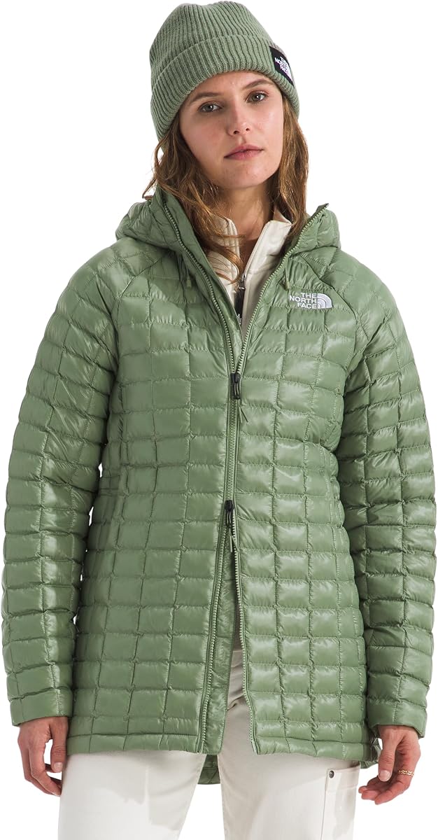 Parka con capucha Thermoball para mujer THE NORTH FACE (tallas estándar y grande) | Alto aislamiento tipo loft, resistente al viento y al agua.