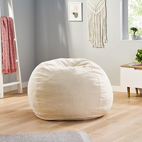 Miniatura 2 de Christopher Knight Home Wibaux - Puf, color crema