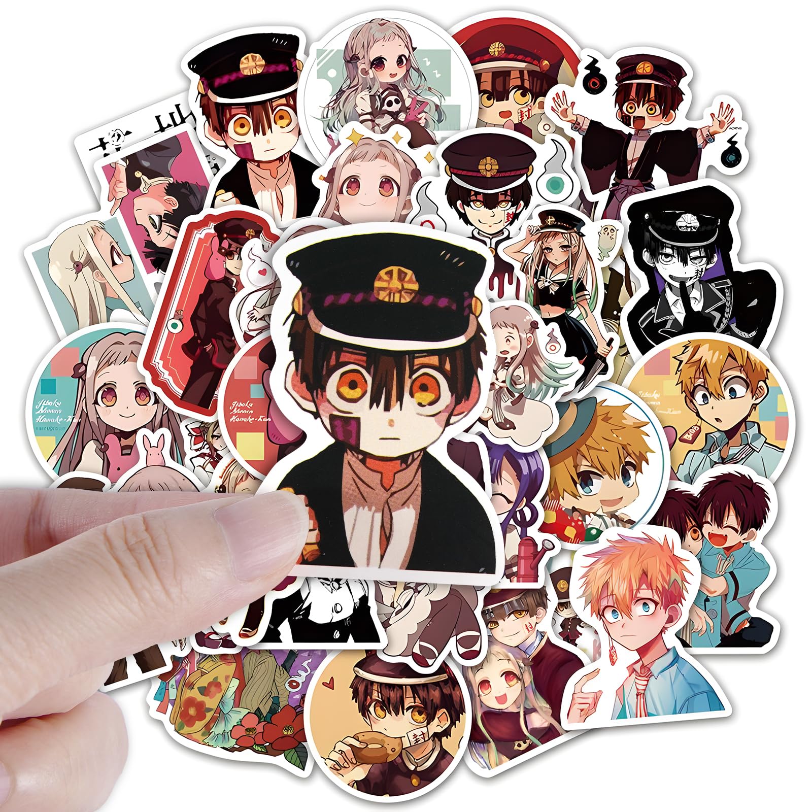 Amazon.co.jp: 地縛少年花子くん ステッカー シール 50枚セット 防水