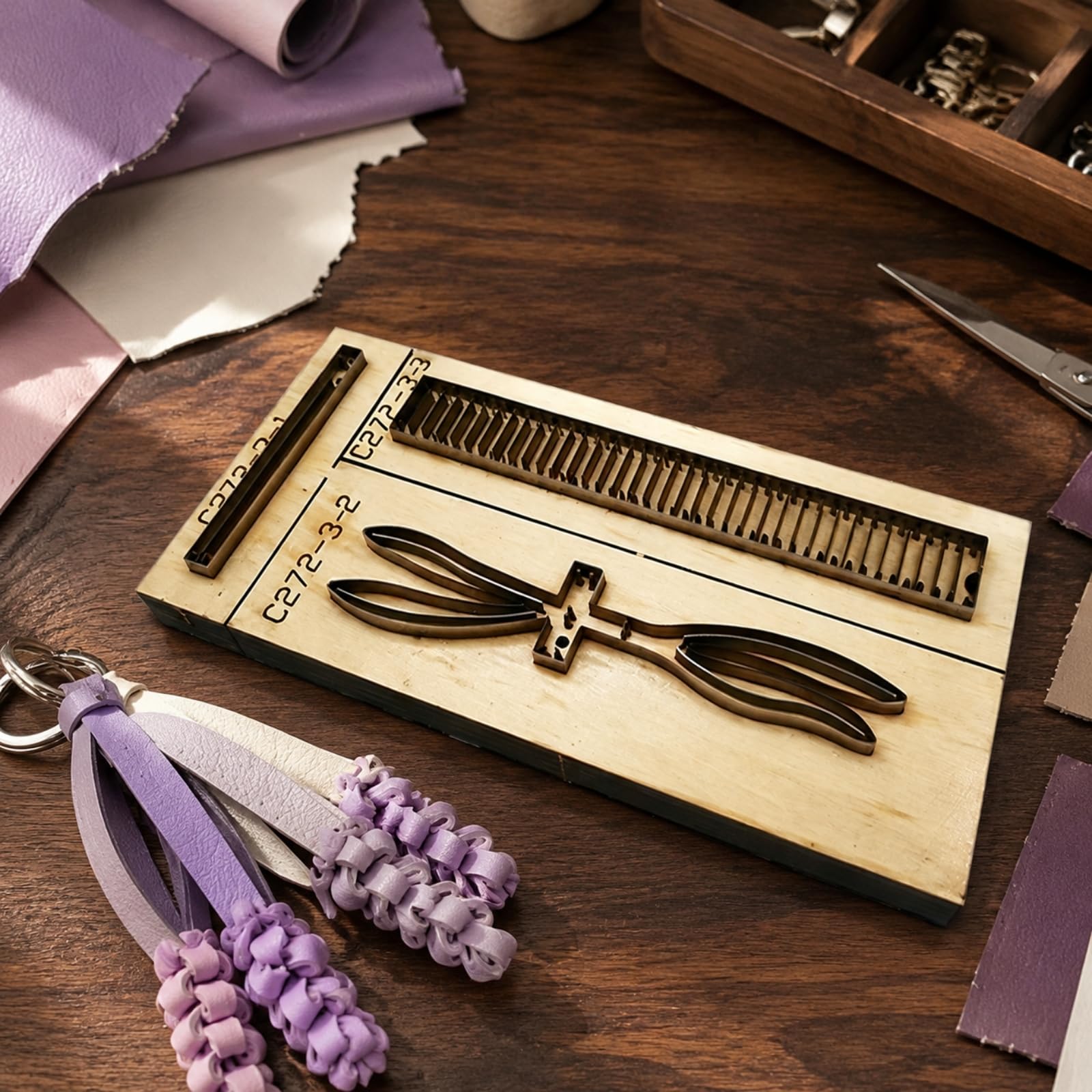 Fuslla per Ciondolo Lavanda | Professionale, Manuale, Fuslla in Legno per Lavanda