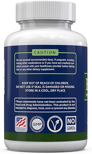 Miniatura 3 de Suplemento prémium de berberina HCL - 1200 mg de berberina por porción - 120 cápsulas veganas - Apoya un estilo de vida saludable