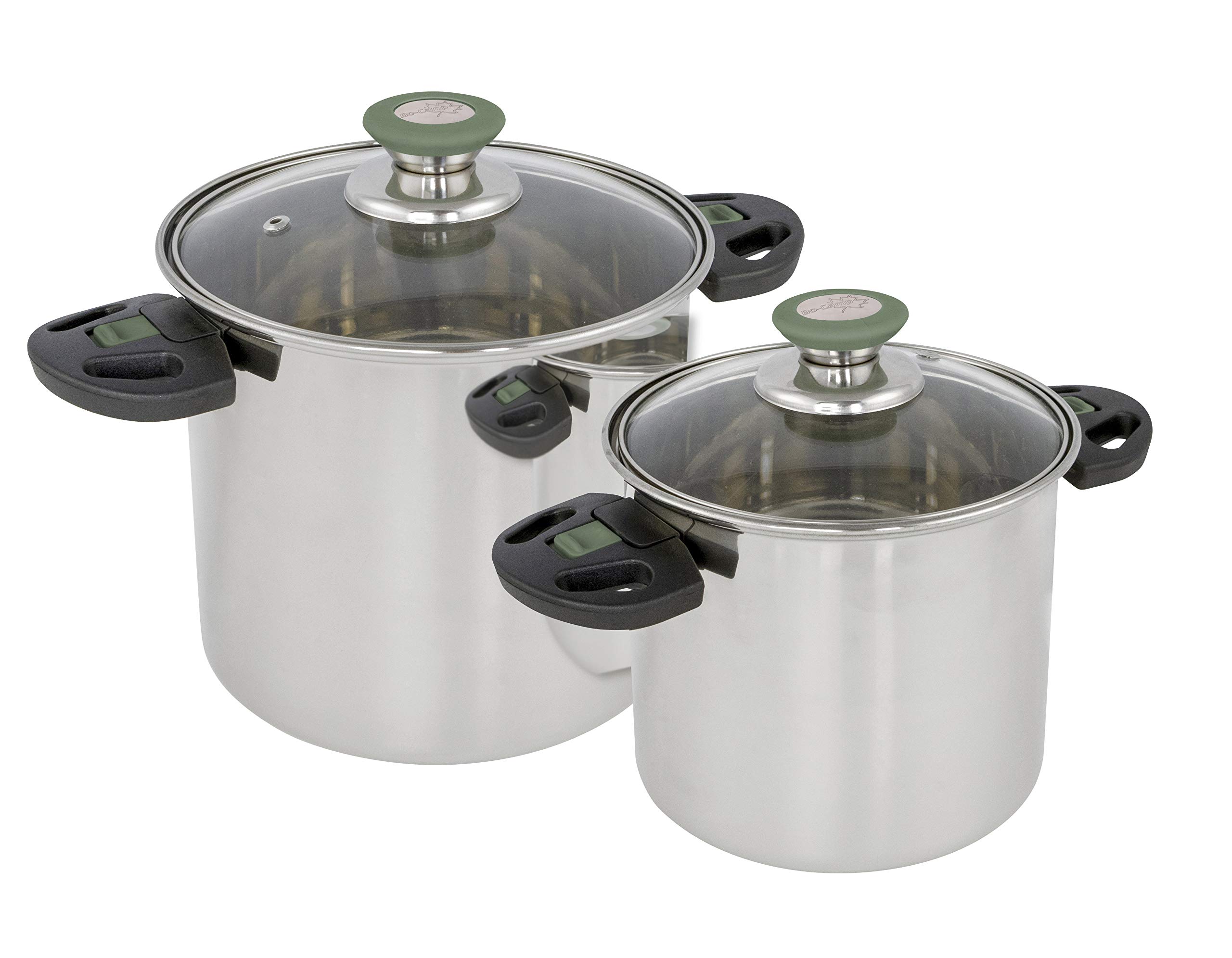 Bo-Camp Elegance Compact Stainless Steel Cookware Set